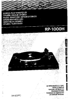 Sharp RP-1000H-Owners-Manual